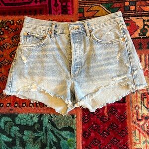 EUC AGOLDE Parker Vintage Cut Off Shorts, Size 27